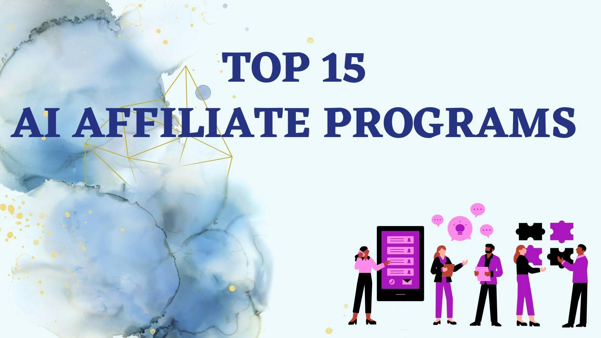 Cover Image for Top 15 AI Affiliate Programs